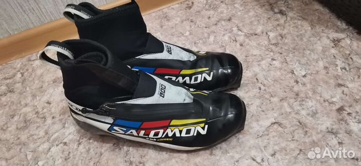Лыжные ботинки salomon классические 43