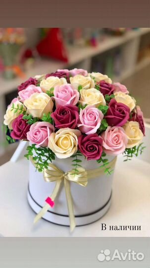 Букет из мыльных цветов