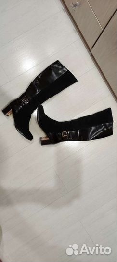 Сапоги осень весна женские 39 бу