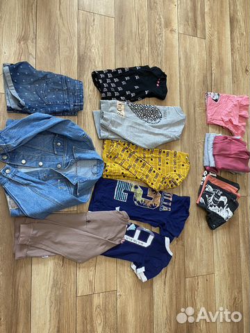 Пакет вещей на девочку 128 134 140