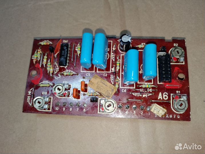 Плата индикатор каналов усилителя Романтика 222с