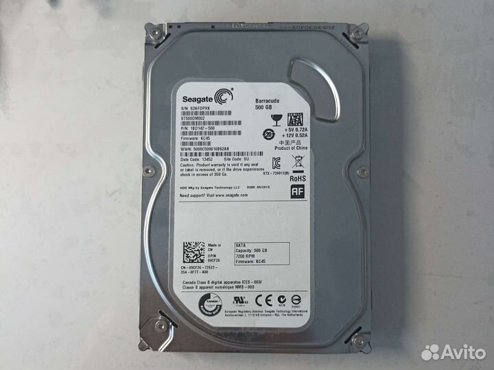 Жесткий диск seagate 500гб