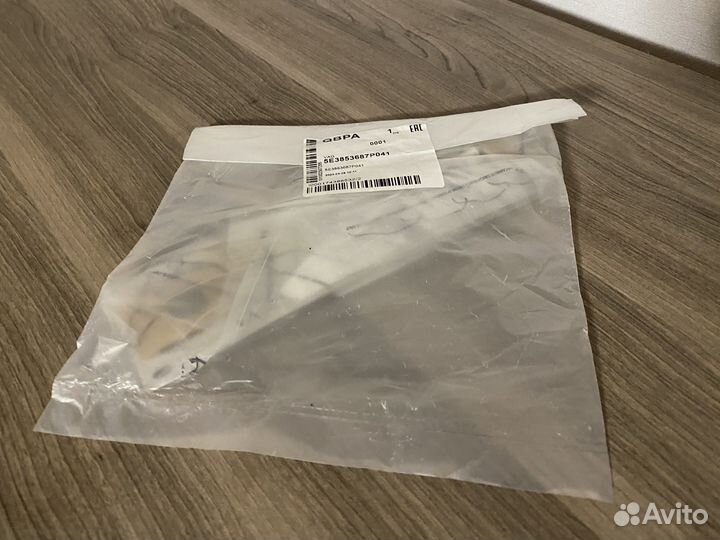 Надпись чёрная для Octavia A8 оригинал