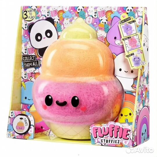 Игрушка большая Fluffie Stuffiez Флаффи Мороженое