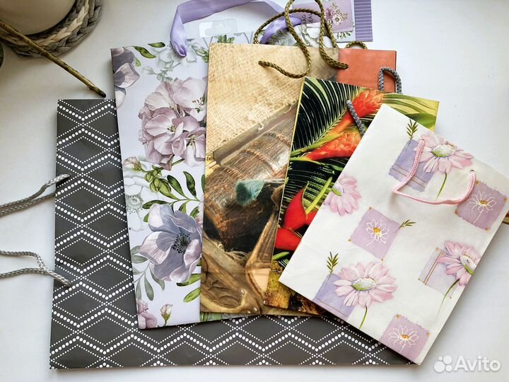 Пакеты подарочные