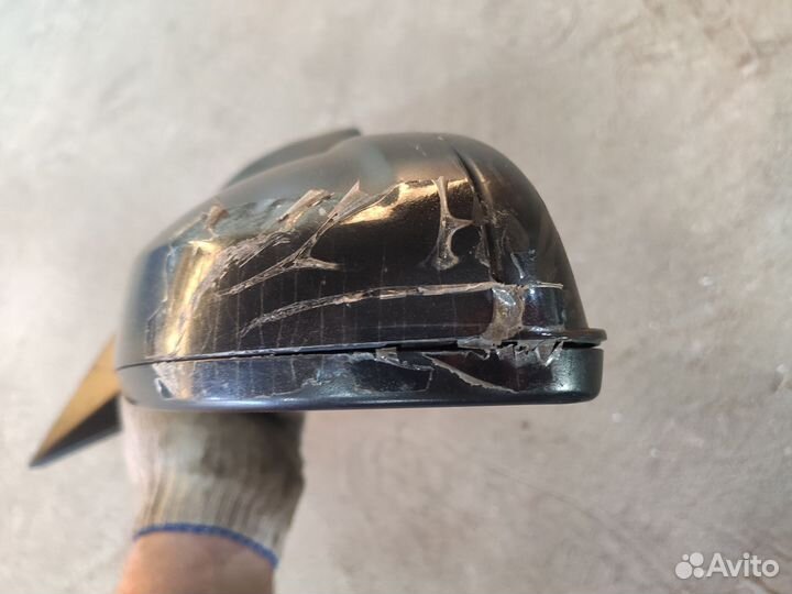 Зеркало правое узкое Opel Astra H механическое