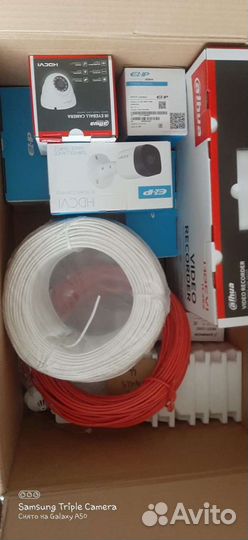 Установка видеонаблюдения, сигнализации