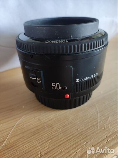 Объектив yongnuo 50 mm f1. 8 для canon