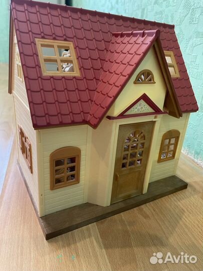 Sylvanian Families дом с мебелью и семьями