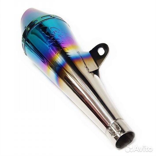 Универсальный прямоточный глушитель 400*100mm