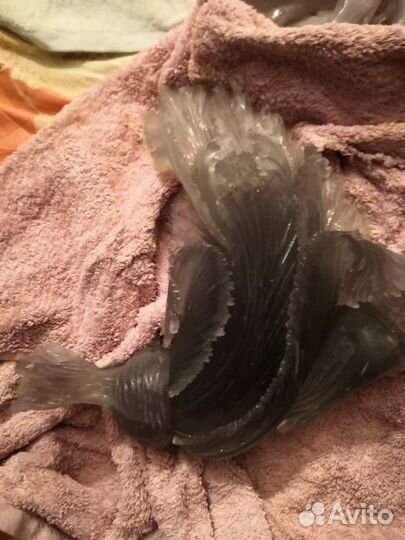 Резная фигура капуста из нефрита