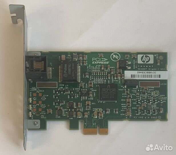 Сетевые адаптеры Gigabit PCIe x1 Intel Broadcom