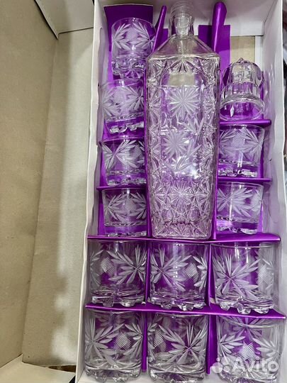 Подарочный набор рюмки и графин СССР