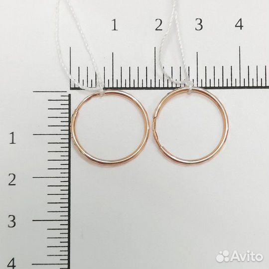 Золотые серьги