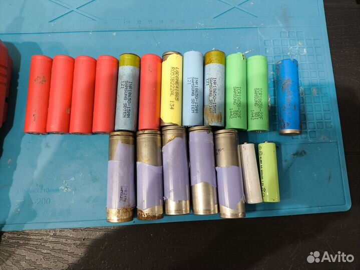 Литий ионные аккумуляторы 18650, 21700 неисправные