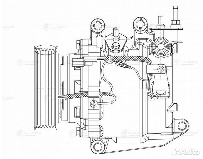 Компрессор кондиционера Хонда Цивик 06