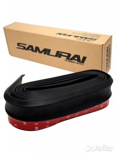 Губа на бампер samurai