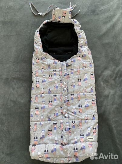 Конверт и рукавички для коляски мимими