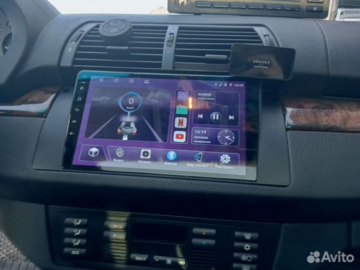 Boss mini 4/64 магнитола Android Car play Новая