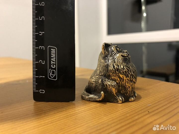 Статуэтка кот бронза #2 малый