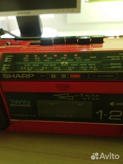 Японский кассетный магнитофон sharp WQ-T282H(R)