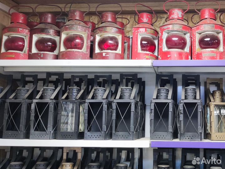 Фонари свечные железнодорожные СССР