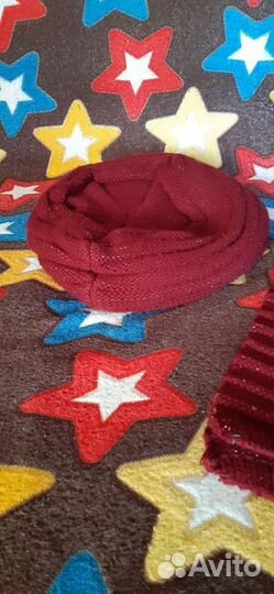 Комплект шапка+шарф