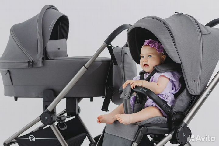 Коляска 2 В 1 rant flex PRO grey