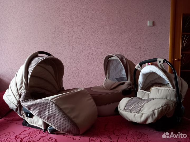 Коляска 3 в 1 Ottis в отличном состоянии