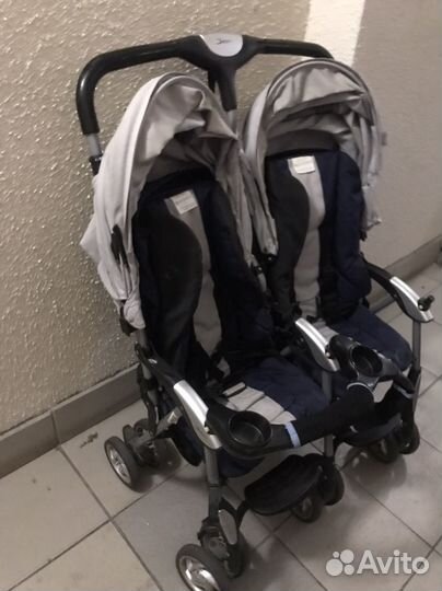 Детская коляска для двойни Жетем
