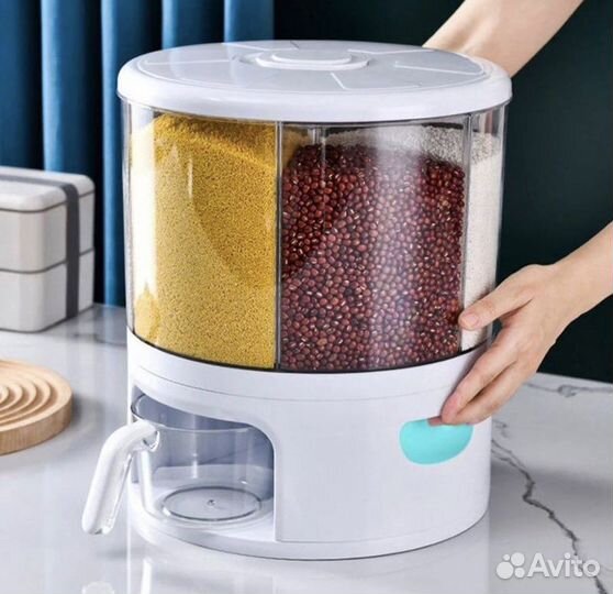 Новый диспенсер для круп 6 секций 34 на 24 см