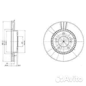 Тормозные диски Delphi BG3061