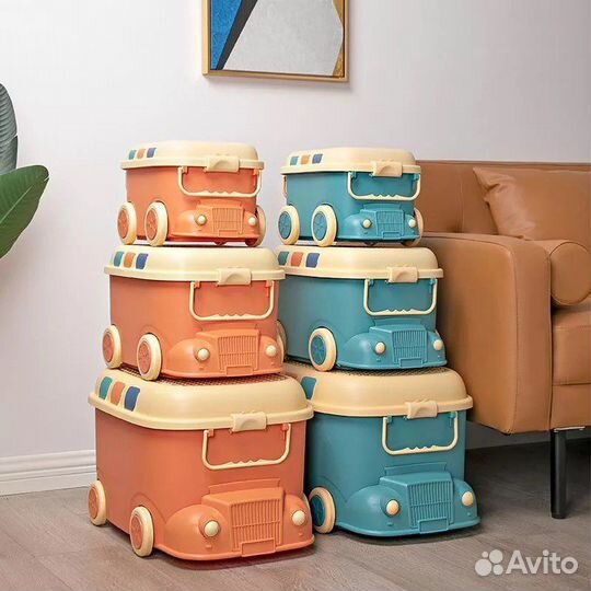 Ящик для игрушек на колесах