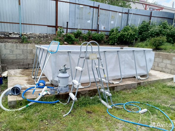 Каркасный бассейн Bestway 4.12 х 2.01 х 1.22 м