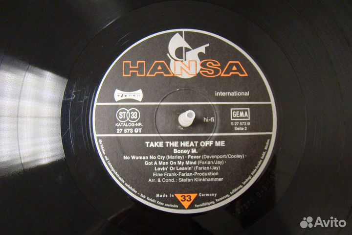 Грампластинка Boney M