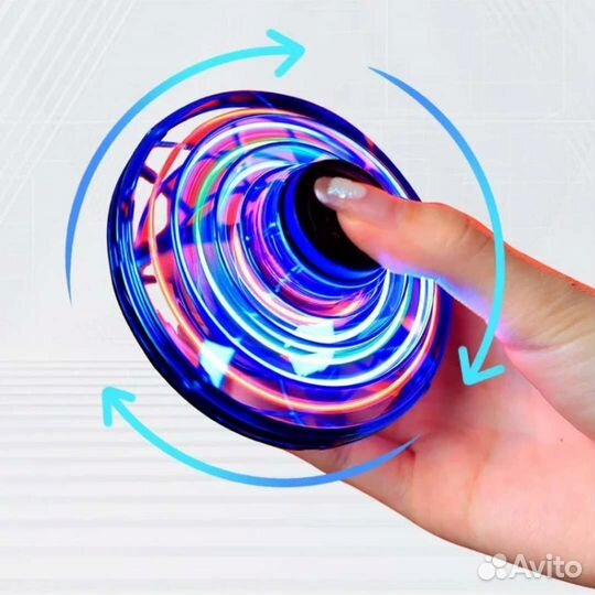 Летающий спиннер, волчёк квадрокоптер