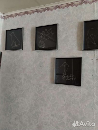 Животные китайского календаря, вышивка