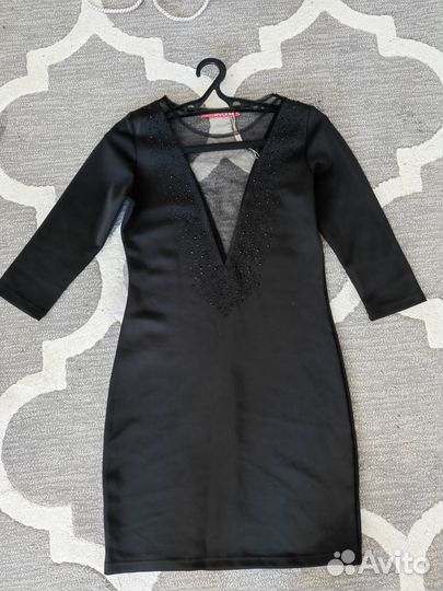 Вечернее платье 46 размера черное