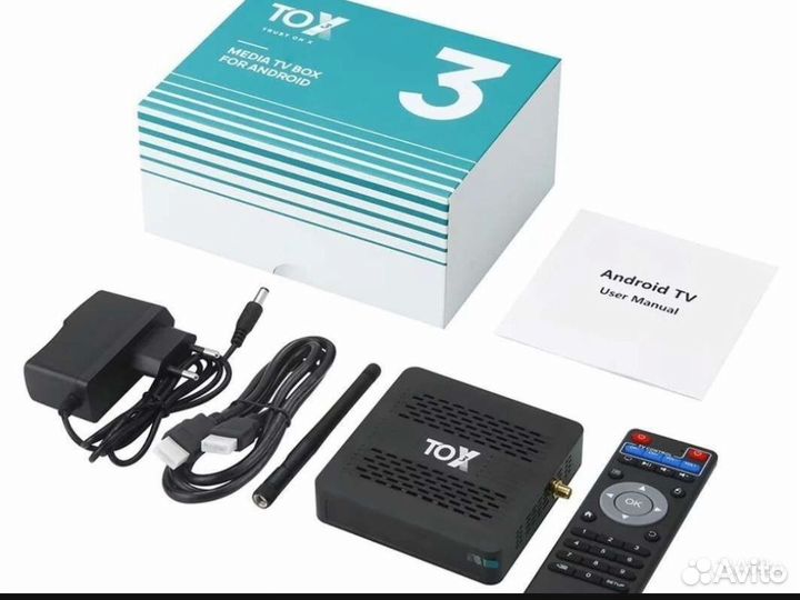Android TV box Tox3, (4-32Gb),S905 x4, Android 11