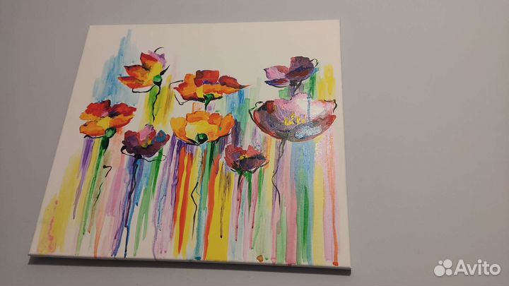 Картина акрилом на холсте