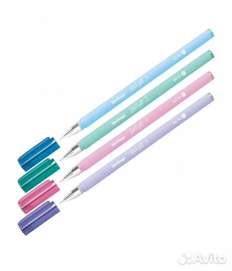 Ручка berlingo starlight s синяя 0,5мм 36 шт 3 уп