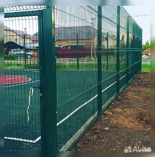 Забор из 3д сетки