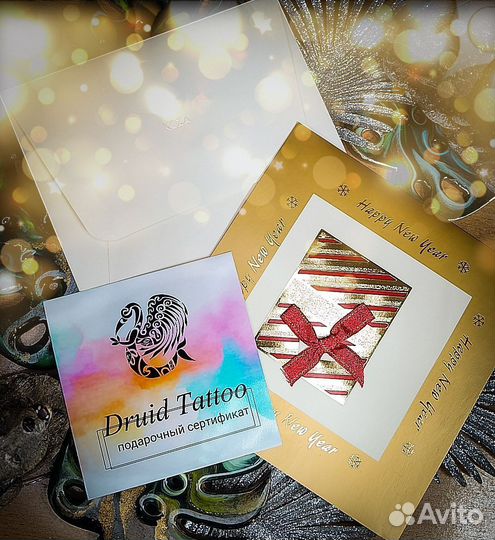 Подарочный сертификат на тату