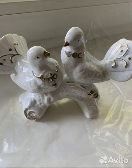 Статуэтки Собака.Голуби. Катюша фестивальная