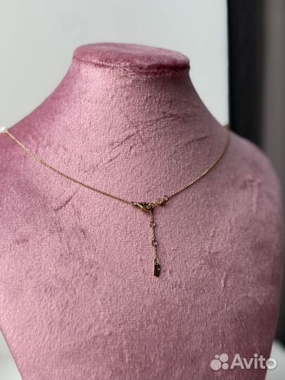 Колье серебро 925 с жемчугом новое