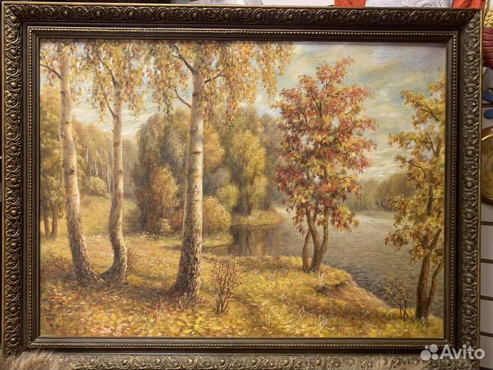 Картина маслом на холсте, большая