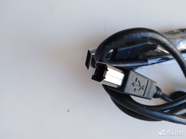 Кабель мультимедийный USB2.0 A вилка-USB B вилка