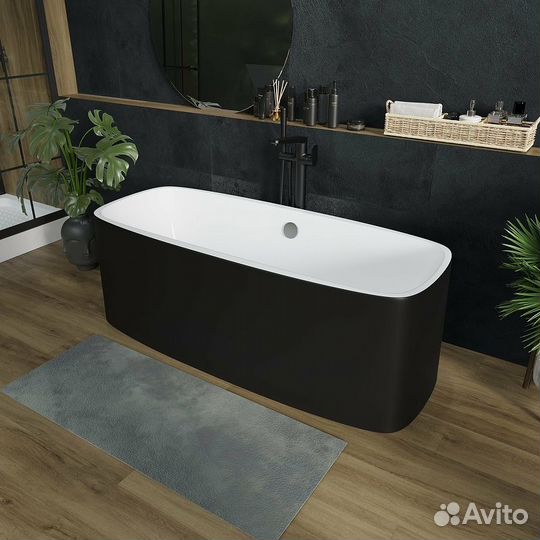 Акриловая ванна Grossman 170x75 GR-2901B без гидр