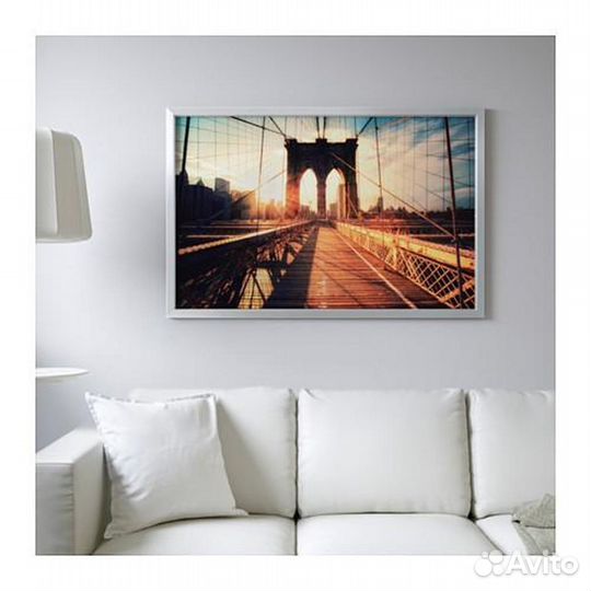 Björksta Бьёркста картина с рамой 118х78 см. IKEA