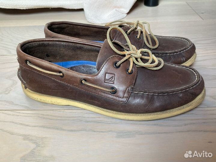 Топсайдеры Sperry 10W 41 EUR кожаные мокасины